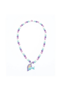 Capture the mystical mermaid vibe with this matte mermaid necklace. With chunky beads and a mermaid pendant. Available in Pink or Purple. Add the Misty Mermaid Dress for your favorite Mermaid lover!