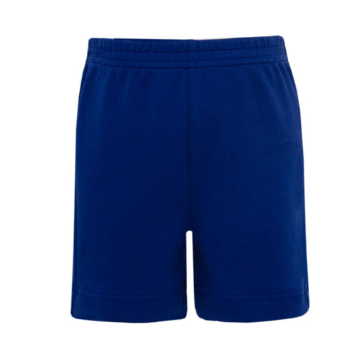 Add a pop of color to your little boy's wardrobe with our Royal Blue Knit Shorts by Anavini! These versatile shorts are perfect for any occasion and can easily be paired with any of our smocked designs. Mix and match for a fun and simple look.