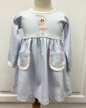 Load image into Gallery viewer, Girl’s Fairy Appliqué Dress
