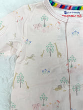 Load image into Gallery viewer, Pink Safari Footie Pajamas
