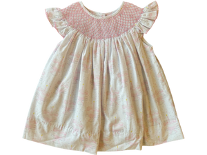 Celebrate her special day in style with the Girls Lila Birthday Bishop Dress from Shop Teeta. Designed with smocked neckline and delicate birthday cake print, this playful outfit brings a festive touch to any birthday celebration. Its delicate details and soft fabric ensure she feels both beautiful and at ease, making memories even more magical. Perfect for photos and parties alike, the Lila Birthday Bishop Dress turns her birthday into a delightful experience she’ll cherish forever.