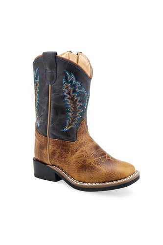 Jama Old West boots are more than just stylish, they are also incredibly durable. These boots detailed with black leather and blue embroidery. Made with high-quality materials, your little ones can enjoy wearing these boots all year round. Since 1966, Jama Old West Boots have been created from high class leather and manmade materials. Don't wait to grab your pair, get these boots before they're gone! 