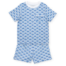 Load image into Gallery viewer, Charles Boys&#39; Short Set - Birthday Cake Blue
