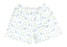 Load image into Gallery viewer, Elevate your little one&#39;s style on the golf course with Let&#39;s PAR-TEE Knit Conrad Shorts from James &amp; Lottie. The soft knit material provides comfort that boy&#39;s love, while the classic design appeals to Moms! Complete the look with the Light Blue Polo for an outfit that&#39;s perfect for the greens!
