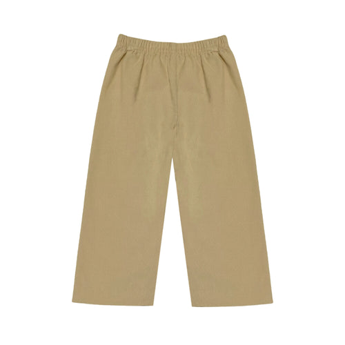Dress your little one in style and comfort with the Boys Tan Corduroy Leo Pants from Zuccini. Made for toddler boys, these pants perfectly match our Harry's Play Tee. Get your child ready for the season with this charming and comfortable outfit. Shirt sold separately.