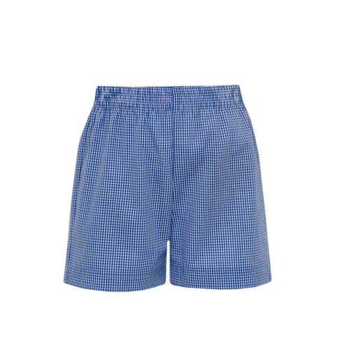 Elevate your little one's style with Anavini's Royal Blue Gingham Shorts. Made with the finest quality, our royal blue shorts offer versatile styling options. Perfect to pair with smocked styles, these classic shorts are a must-have staple in any wardrobe.