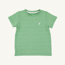 Load image into Gallery viewer, Elevate your style with the Grafton Green Prepletic Carter Crewneck. Crafted from the classic TBBC Prepletic fabric, it offers timeless comfort and effortless versatility—perfectly paired with Sheffield shorts for a fresh, confident look!


