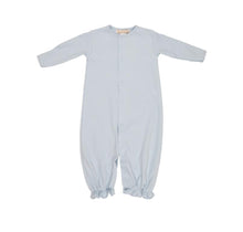 Load image into Gallery viewer, Experience the magic of the Twinkle Twinkle Convertor Gown by The Beaufort Bonnet Company —effortlessly transforming from a cozy gown to a snug sleeper in soothing Buckhead Blue or Palm Beach Pink. Designed for newborn comfort, it’s a timeless gift that wraps your little one in gentle care and style!
