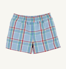Load image into Gallery viewer, Celebrate sunny days and special moments with the Sheffield Shorts in Kensington Court Plaid by The Beaufort Bonnet Company. These vibrant, classic plaid shorts bring joyful color and timeless style to your toddler’s wardrobe, perfectly complementing a crisp White Prim and Proper Polo for effortless charm and confidence. Ready for every summer adventure!

