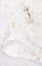 Load image into Gallery viewer, Wrap your little one in the charming Baby Buggy Blanket by The Beaufort Bonnet Company. Its timeless toile print delights the eye, offering cozy comfort perfect for newborns. Choose Hamptons Hot Pink or Beale Street Blue—an irresistible gift that celebrates every tiny adventure!

