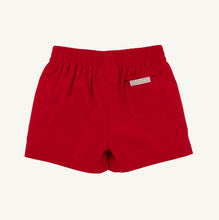 Load image into Gallery viewer, Celebrate summer in style with the Prepletic Sheffield Shorts in vibrant Richmond Red by The Beaufort Bonnet Company. Designed for boys from toddler to tween, these shorts offer a timeless silhouette that keeps your little one comfortable and confident at every sunny gathering.
