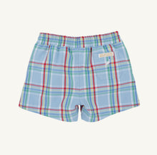 Load image into Gallery viewer, Celebrate sunny days and special moments with the Sheffield Shorts in Kensington Court Plaid by The Beaufort Bonnet Company. These vibrant, classic plaid shorts bring joyful color and timeless style to your toddler’s wardrobe, perfectly complementing a crisp White Prim and Proper Polo for effortless charm and confidence. Ready for every summer adventure!

