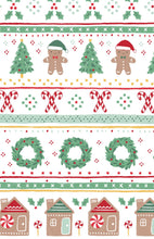 Load image into Gallery viewer, Angel Dear’s Gingerbread Fair Isle Green footie brings joyful holiday spirit in soft, cozy fabric. The two-way zipper ensures easy changes, while the convertible design grows with your baby, offering comfort and festive charm throughout the season. Perfect for memorable Christmas moments!

