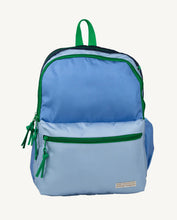 Load image into Gallery viewer, The Don’t Forget Your Backpack in Beale Street Blue, Barbados Blue, Nantucket Navy &amp; Kiawah Kelly Green by The Beaufort Bonnet Company is the back to school essential that makes every little boy excited to walk through the school doors! Featuring a bold blue and green colorway, this backpack stands out in every hallway, every carpool line, and every classroom. Bold and unmistakably preppy, this is the backpack that makes every school day feel like the best day of the week.
