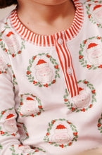 Load image into Gallery viewer, Sutton’s Sweet Dream Set by The Beaufort Bonnet Company wraps your toddler in cozy, festive charm with darling Santa prints and vibrant stripes. Perfect for magical Christmas mornings and joyful family moments, these classic pajamas bring warmth and holiday spirit to every celebration!

