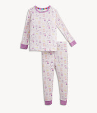 Load image into Gallery viewer, Wrap your little one in cozy comfort with the Bake Boss Modal Pajama Set by Magnetic Me. These bakery-themed pajamas, celebrating milk and cookies, spark joy and warmth on crisp fall evenings. Soft, breathable fabric ensures peaceful sleep and adorable style all night long!
