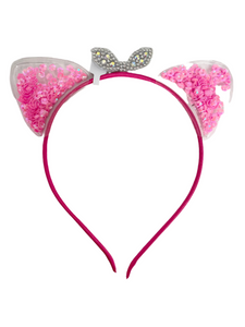 Add a whimsical touch to your little girl's accessories with Anuja Tolia's Embellished Ear Headbands! These playful headbands come in 3 colors and are sure to be a hit with your fashion-forward child.