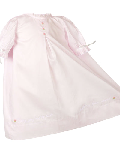 The Genesis Daygown in Pink from The Yellow Lamb offers timeless comfort and style for your newborn’s first moments at home. Crafted with soft, gentle fabric, it ensures your baby stays cozy while looking effortlessly classic. This daygown is the ideal choice to welcome your little one with warmth and elegance.