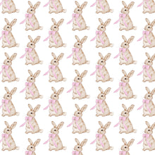 Load image into Gallery viewer, Give your little one the gift of comfort and joy with the Grayson Girls’ Pajama Pant Set in Easter Bunnies Pink by Lila and Hayes! Crafted from soft Pima cotton, this long sleeve set features an adorable Easter bunnies print, making bedtime an enchanting adventure. Let their dreams hop into a world of fun!
