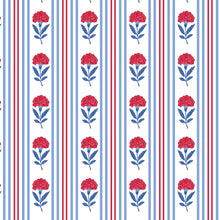 Load image into Gallery viewer, Celebrate your little one's spirit with the Poppy Girls’ Short Set in Liberty Floral by Lila + Hayes. Crafted from soft, breathable 100% Pima cotton, this charming outfit features a delightful patriotic floral print, perfect for festive occasions. Let her shine with comfort and style!
