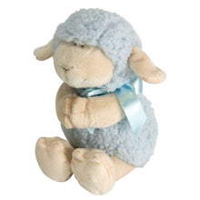 Load image into Gallery viewer, Comfort baby with this lovable soft, poly plush cream praying lamb that plays "Jesus Loves Me' when you press the tummy button.

