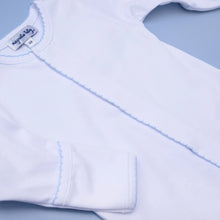 Load image into Gallery viewer, White Converter Gown with Blue Trim
