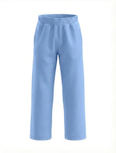 Load image into Gallery viewer, Pleat’s Nova Pants are an elevated take on everyday comfort. These soft pull-on pants feature a relaxed wide-leg silhouette with a clean back seam detail for a polished, modern finish. The comfortable elastic waistband makes them easy to wear, while the streamlined shape gives them a more sophisticated feel than your everyday sweatpant. Pair them with the coordinating Darby sweatshirt for an effortlessly cool matching set!
