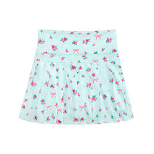 Load image into Gallery viewer, Sky Blue Floral Athletic Skort
