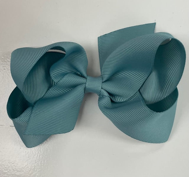 Nile Blue Grosgrain Bow