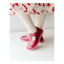 Load image into Gallery viewer, Girls Joy Mary Jane Shoe in Red
