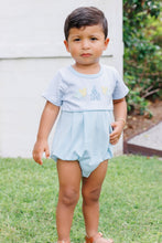 Load image into Gallery viewer, Dress your little one in enchantment with the Infant Boys Magical Bubble from Trotter Street Kids. This charming ensemble includes a soft, short sleeve bubble with embroidered Disney favorites. This bubble brings a touch of magic to every adventure!
