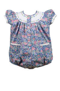 We adore this sophisticated dress in our all-new Prairie cottage-inspired print.&nbsp;Jovial and very classic! Big sister dress match available!

Matching girl dress
Model is wearing 24m
Wash on cold
Pair with our white or pink knit sweater