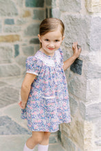 Load image into Gallery viewer, We adore this sophisticated dress in our all-new Prairie cottage-inspired print.&nbsp;Jovial and very classic! Matching little sister bubble available in 6m-24m.

Model is wearing 3t
Wash on cold
Pair with our white or pink knit sweater&nbsp;
