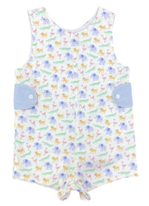 Transform your little one into an animal lover with Infant Boys Zoo-Pendous Reed Jon Jon from James &amp; Lottie! Featuring a charming zoo animal motif and classic design, it's perfect for a day at the zoo or any playdate. Your child will look cute and feel comfortable in this adorable outfit!