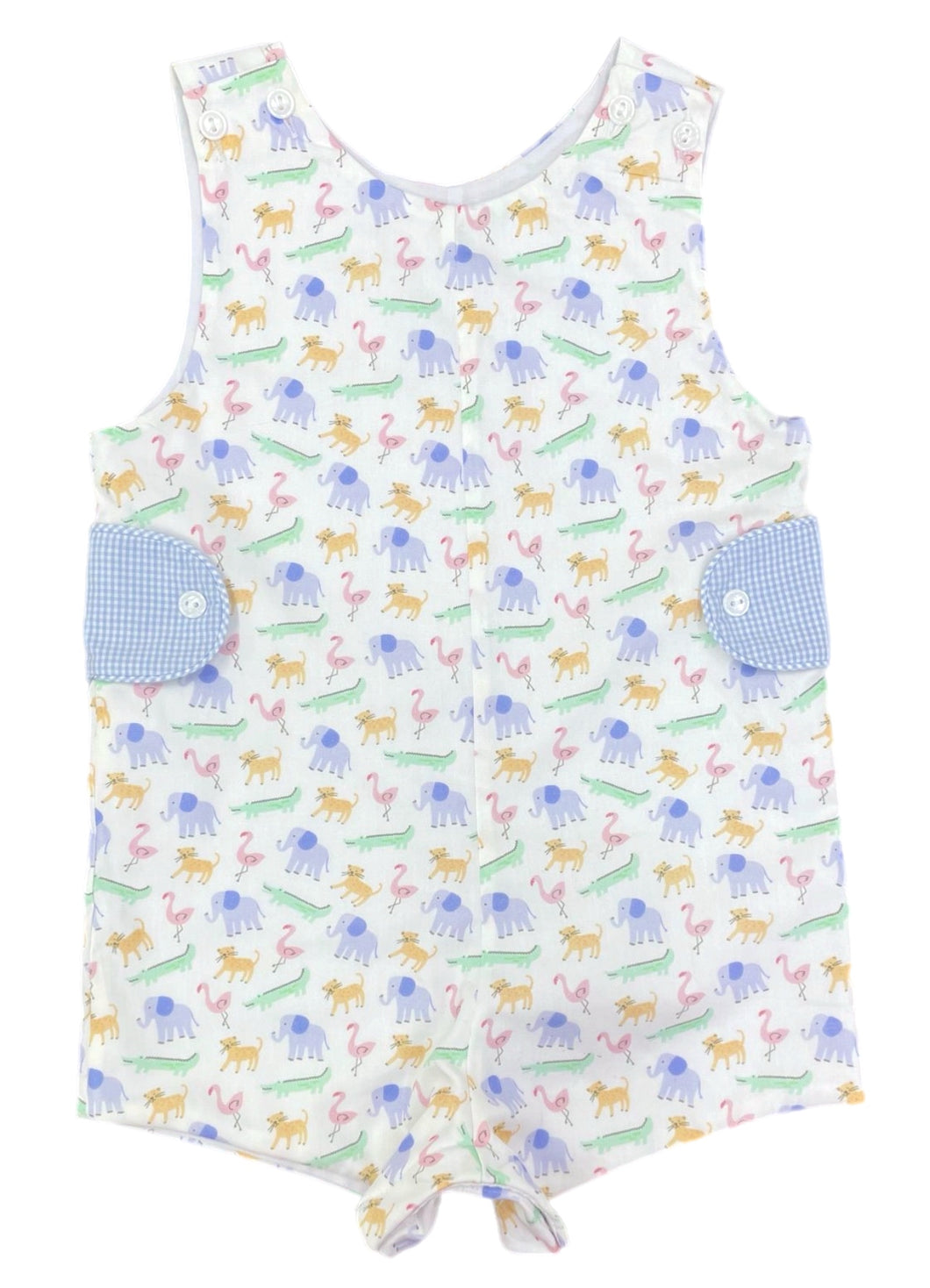 Transform your little one into an animal lover with Infant Boys Zoo-Pendous Reed Jon Jon from James & Lottie! Featuring a charming zoo animal motif and classic design, it's perfect for a day at the zoo or any playdate. Your child will look cute and feel comfortable in this adorable outfit!