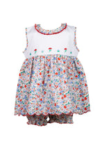 Load image into Gallery viewer, Rosie Red Floral Bloomer Set
