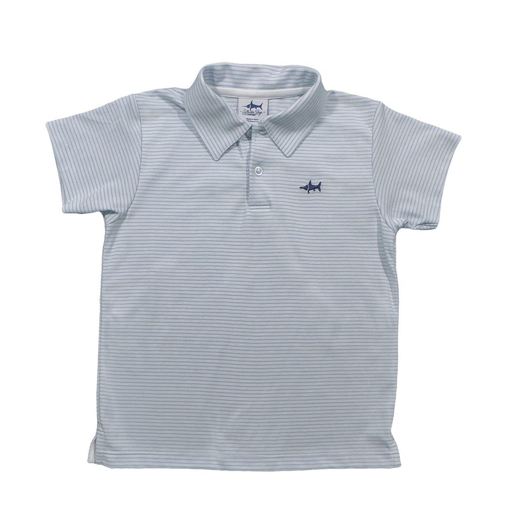 Step up your style game with our Signature Pima Polo! Made with soft Pima cotton, this versatile polo from Salt Water Boys is perfect for dressing up or down. Whether for toddlers or tween boys, our classic polo offers a timeless look and comfortable fit. Elevate your wardrobe today!