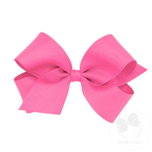 Hot Pink Grosgrain Bow