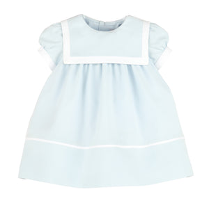 This Sophie &amp; Lucas Classic Poplin Dress is perfect for special occasions and photos. Made with soft poplin fabric, it offers a classic and comfortable fit for your little one!