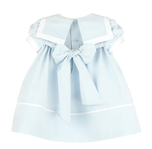 This Sophie &amp; Lucas Classic Poplin Dress is perfect for special occasions and photos. Made with soft poplin fabric, it offers a classic and comfortable fit for your little one!
