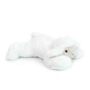 Baby Lambs is the ideal cuddly companion for your newborn or a charming christening gift. Crafted from soft snowy white plush with gentle velour details and a delicate embroidered face, it offers both comfort and sweetness. Measuring 7 inches (18 cm), this 100% polyester plush toy is designed for lasting softness and durability, making it perfect for snuggles and playtime. Give a gift that’s as gentle and loving as your little one.