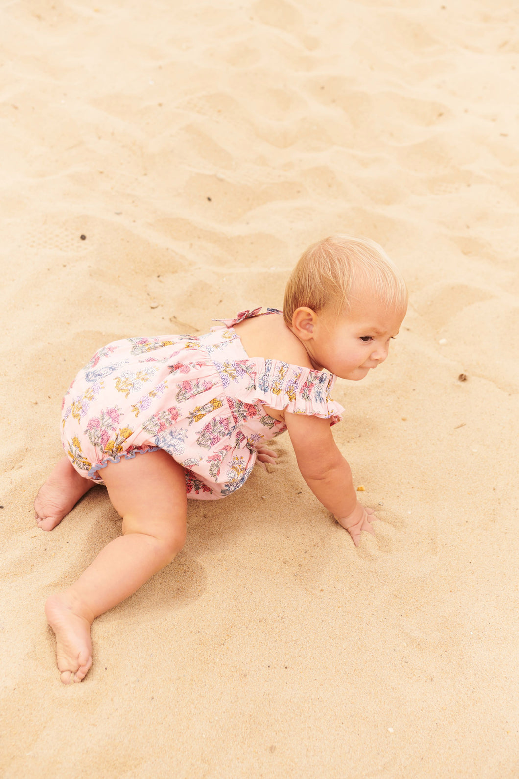 Transform your baby girl into a tiny fashionista with our Baby Girls Via Bubble in a sweet pink flowerette design! Made by the beloved brand Pink Chicken, this outfit is not only cute but also comfortable for your little one. Add a touch of style to her wardrobe today!