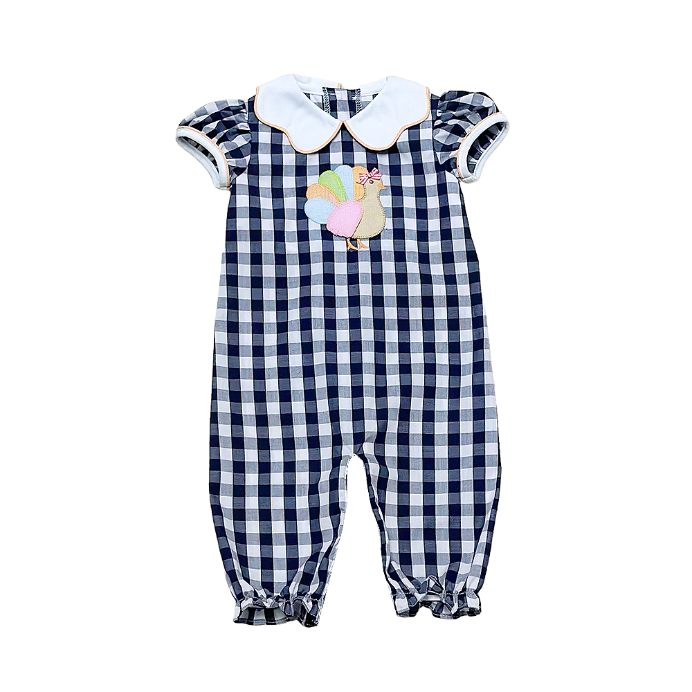 Turkey Navy Plaid Buffalo Check Bubble