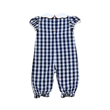 Load image into Gallery viewer, Turkey Navy Plaid Buffalo Check Bubble
