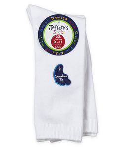 Classic Cotton Knee High Smooth Socks- 2 Pack