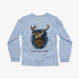 Boys Long Sleeve Classic Buck Tee