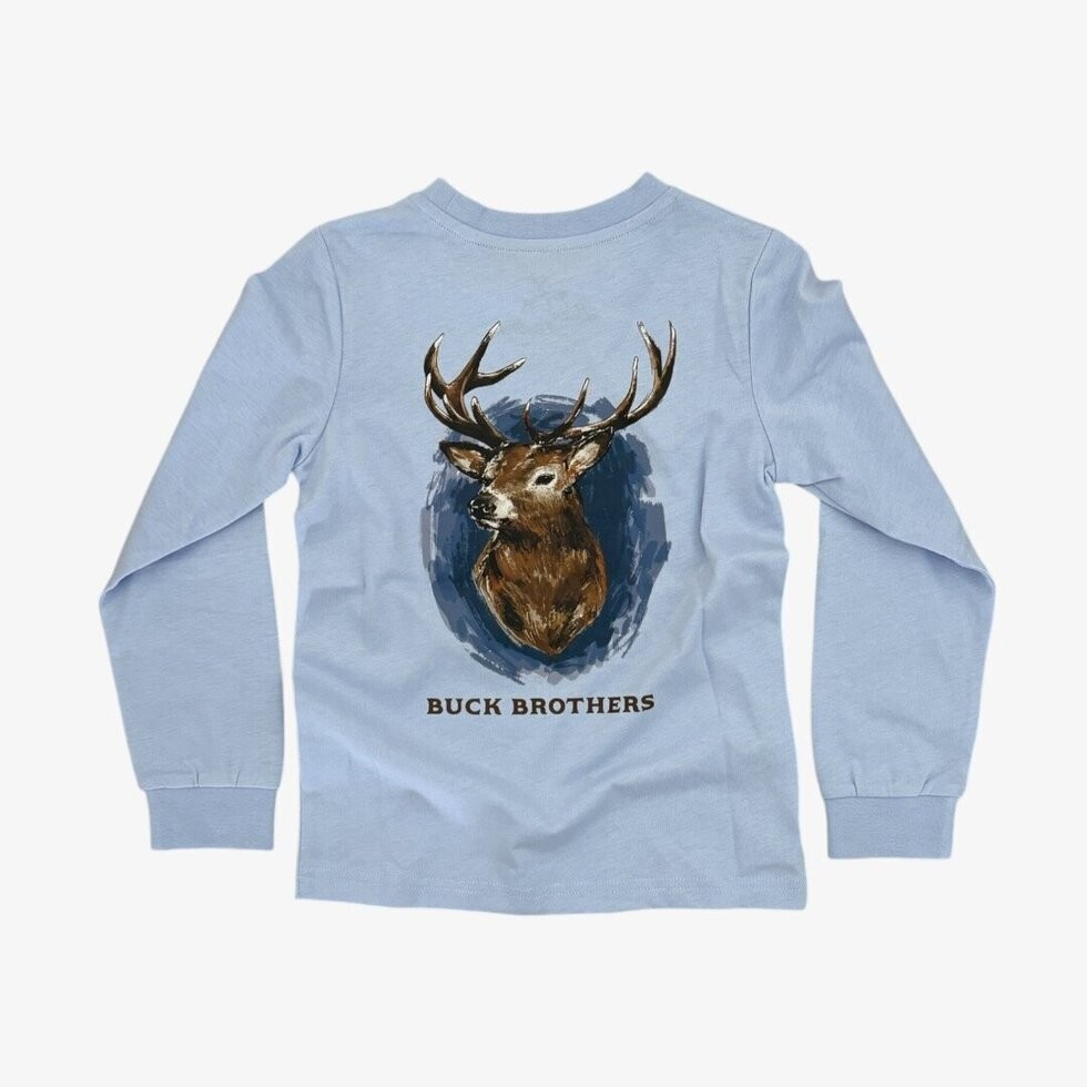 Boys Long Sleeve Classic Buck Tee