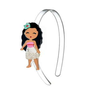 The Ocean Seeker Princess Headband from Lilies &amp; Roses is a must-have for any ocean-loving adventurer! Featuring the beloved princess from the popular seeking adventure series, this headband will add a touch of magic and fun to any outfit. Perfect for little princesses and big ones too!