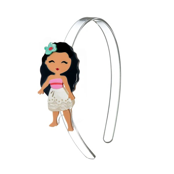The Ocean Seeker Princess Headband from Lilies & Roses is a must-have for any ocean-loving adventurer! Featuring the beloved princess from the popular seeking adventure series, this headband will add a touch of magic and fun to any outfit. Perfect for little princesses and big ones too!
