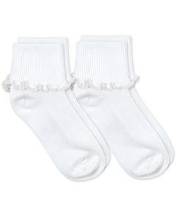 Ripple Edge Smooth Toe Turn Cuff Socks 2 Pair Pack